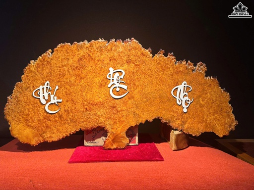 Tranh Phúc Lộc Thọ Gỗ Nu Hương Cao 52 Ngang 110 Sâu 1 (cm)