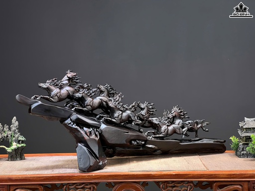 Tượng Ngựa ( Mã Đáo Thành Công ) Gỗ Trắc Cao 85 Ngang 35 Sâu 20 (cm)