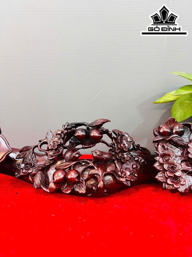 Cầu Như Ý Gỗ Trắc Cao 14 Ngang 47 Sâu 10 (cm)