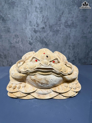 Tượng Thiềm Thừ Gỗ Ngọc Am Cao 26 Ngang 44 Sâu 30 (cm) - 18kg