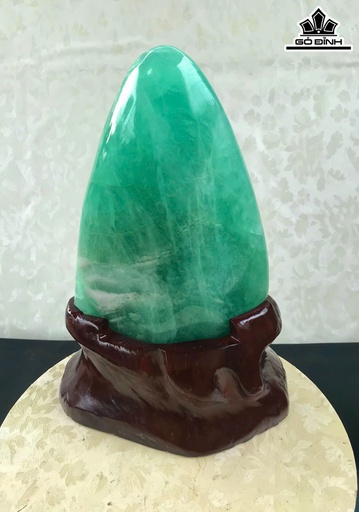 Núi Flourite Xanh Cao 27 Ngang 20 Sâu 9,8 (cm) - Lên Đế 37 (cm) - 6,88kg
