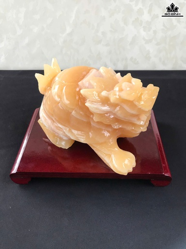 Tượng Long Quy Đá Ngọc Hoàng Long Cao 16 Ngang 11 Sâu 10 (cm) - 2,25kg