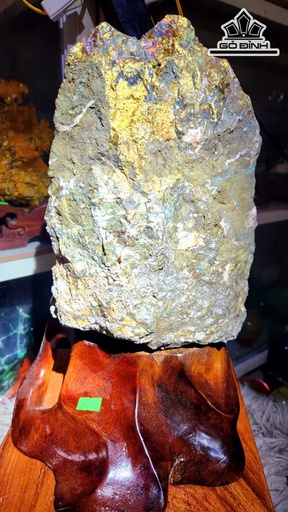 Vàng Găm Tinh Thể Đá Pyrite Cao 38 Ngang 23 (cm) - 10,3kg
