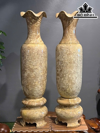 Lục Bình Gỗ Nu Nghiến Cao 122 Đường Kính 30 (cm)