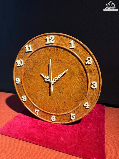 Đồng Hồ Gỗ Nu Hương Treo Tường Đường Kính 36 Dày 4 (cm)