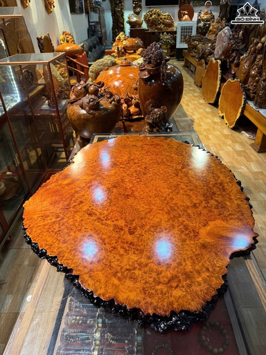 Bàn Trà Gỗ Nu Hương Ngang 100 Rộng 75 Dày 3 (cm)