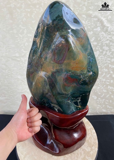 Bảo Sơn Thạch Chacedol  Cao Cả Đế 51,5 Ngang 21 Sâu 16 (cm) - 13,7kg