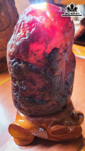 Huyết Thạch Hỏa Ngọc Cao Cả Đế 30 Ngang 14 (cm) - 3,5kg