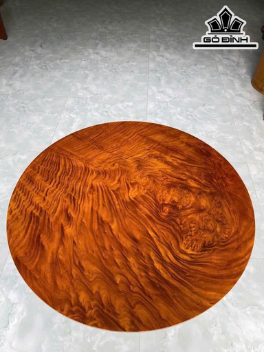 Mặt Bàn Gỗ Nu Nghiến Đường Kính 80 Dày 3,5 (cm)