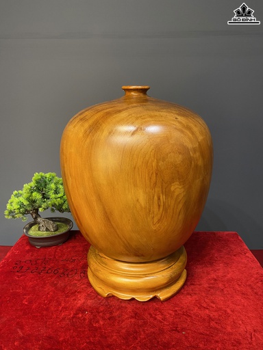 Bình Phú Quý Gỗ Ngọc Am Cao 46 Đường Kính 35 (cm)