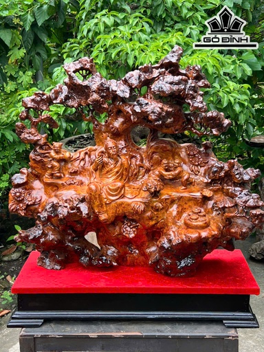 Tượng Thần Trà Gỗ Huyết Long Cao Cả Kỷ 78 Ngang 11 Sâu 72 (cm) - Kỷ Cao 11 (cm)