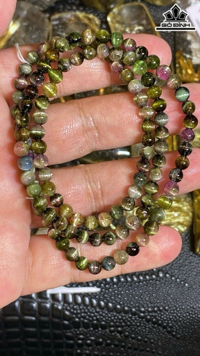 Chuỗi Tuormaline Mắt Mèo Đã Kiểm Định LIULAB 676343