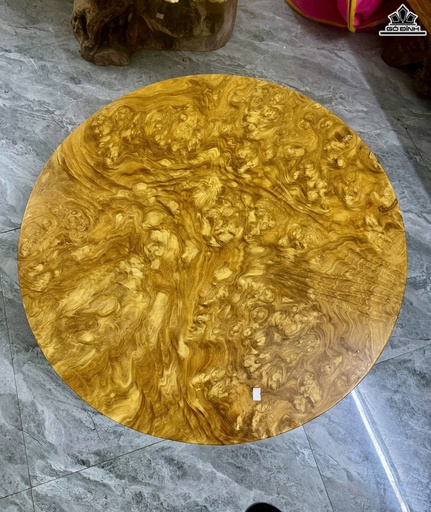Mâm Gỗ Trang Trí Gỗ Nu Nghiến Đường Kính 70,4 Thêm Viền 4 (cm)