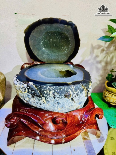 Bát Tụ Bảo Mã Não Cao 32 Ngang 26 (cm) - 14kg