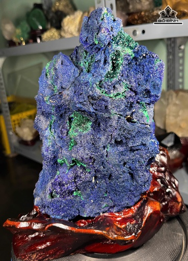 Tác Phẩm Azurite Cao 27 Ngang 22 (cm) - 5,5kg