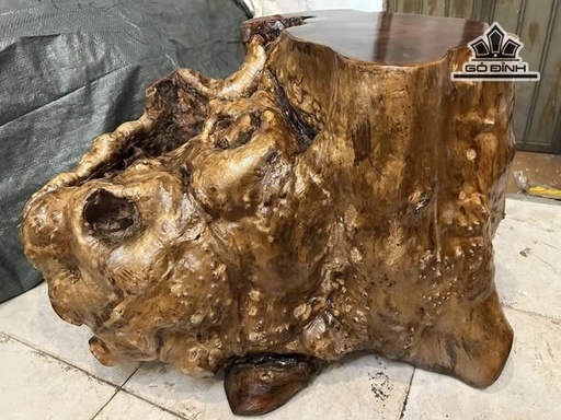 Đôn Gỗ , Gỗ Nu Xá Xị Cao 46 Ngang 74 Sâu 52 Mặt 49-28 (cm) DX199