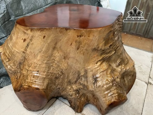 Đôn Gỗ , Gỗ Nu Xá Xị Cao 42 Ngang 59 Sâu 54 Mặt 42-32 (cm) DX198