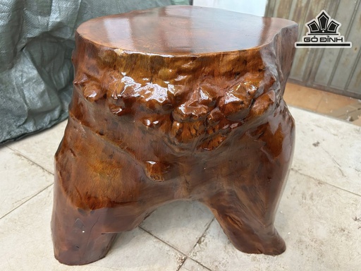 Đôn Gỗ , Gỗ Nu Xá Xị Cao 42 Ngang 60 Sâu 52 Mặt 55-28 (cm) DX166