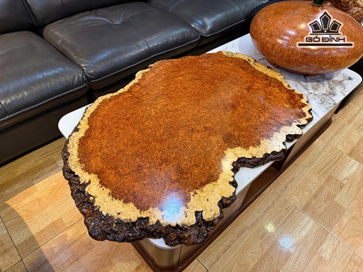 Bàn Trà Gỗ Nu Hương Ngang 100 Rộng 66 Dày 3 (cm)