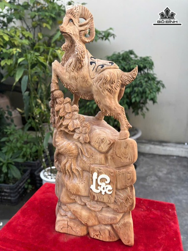 Tượng Nhất Dương Gỗ Ngọc Am Cao 72 Ngang 31 Sâu 20 (cm)