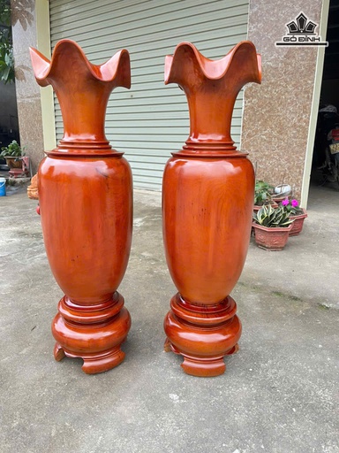 Lục Bình Gỗ Ngọc Am Cao 102 Đường Kính 29,5 (cm)