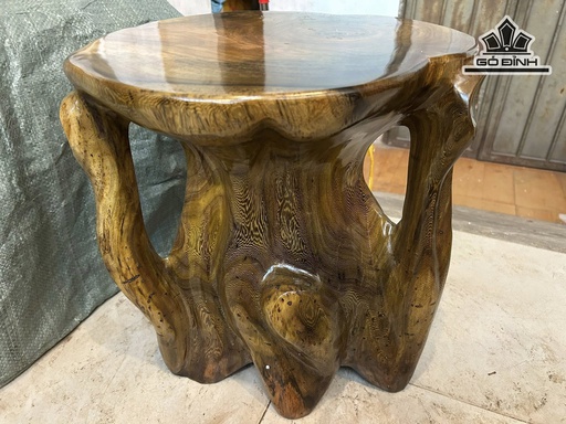 Đôn Gỗ , Gỗ Muồng Đen Cao 42 Mặt 39-35 (cm) DM127