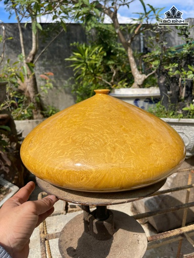 Bình Phú Quý Gỗ Nu Bằng Lăng Cao 19 Đường Kính Bình 37 (cm)