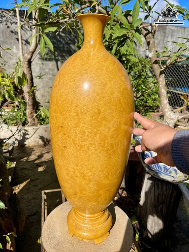 Bình Phú Quý Gỗ Nu Bằng Lăng Cao 62 Đường Kính Bình 24 (cm)
