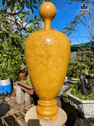 Bình Phú Quý Gỗ Nu Bằng Lăng Cao Cả Bi 79 Đường Kính Bình 32 (cm)