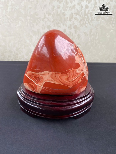 Núi Đỏ Vân Đẹp Ngọc Bích Đỏ Jasper - Núi 16x16x11 - Lên Đế 20 (cm)