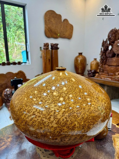 Chum Phú Quý Gỗ Nu Ngọc Am Cao 26 Đường Kính 46 (cm)