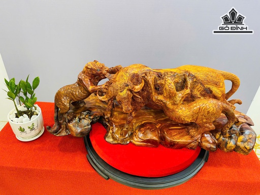 Tác Phẩm Sinh Tồn Gỗ Hương Cao 33 Ngang 91 Sâu 29 (cm)