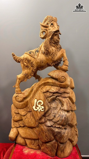 Tượng Nhất Dương Gỗ Ngọc Am Cao 96 Ngang 60 Sâu 32 (cm) - 41kg