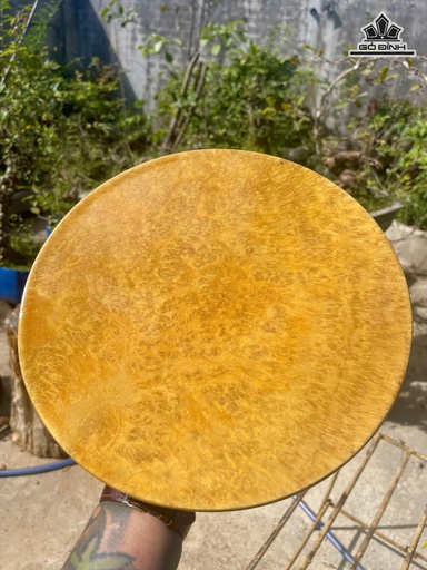 Đĩa Gỗ Trang Trí Gỗ Nu Kháo Dày 2,5 Đường Kính 29,5 (cm)