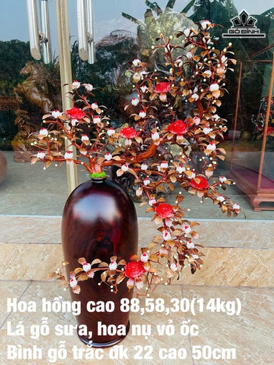 Bình Hoa Hồng Cao 88 Ngang 58 Sâu 30 (cm) - 14kg