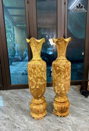 Lục Bình Gỗ Nu Nghiến Cao 113 Đường Kính 28 (cm)