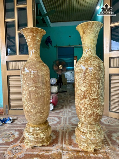 Lục Bình Gỗ Nu Nghiến Cao 106 Đường Kính 28 (cm)