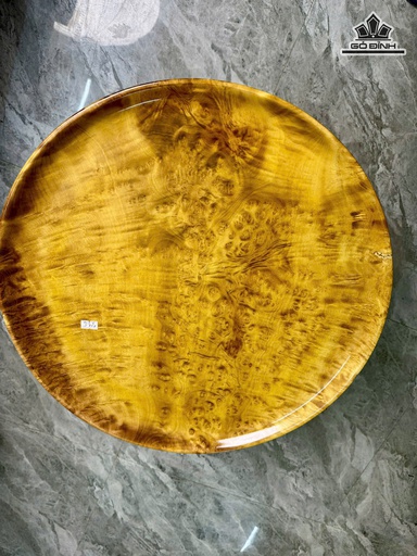 Đĩa Gỗ Nu Kháo Đá Đường Kính 48 Dày 5 (cm)