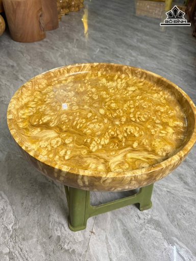 Đĩa Gỗ Nu Ngọc Nghiến Đường Kính 45 Dày 7,5 (cm)