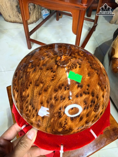 Chum Phú Quý Gỗ Nu Ngọc Am Cao 12 Đường Kính 19 (cm)