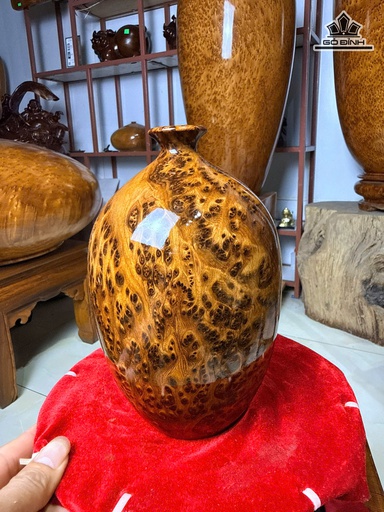 Chum Phú Quý Gỗ Nu Ngọc Am Cao 19 Đường Kính 13 (cm)