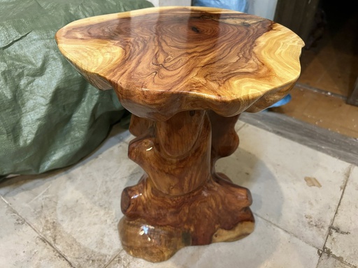 Đôn Gỗ , Gỗ Gõ Đỏ (Cà te) Cao 50 Mặt 43-41 (cm) DC1267