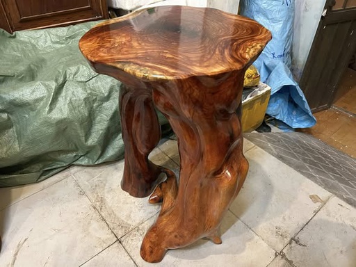 Đôn Gỗ , Gỗ Gõ Đỏ (Cà te) Cao 69 Mặt 46-43 (cm) DC1557