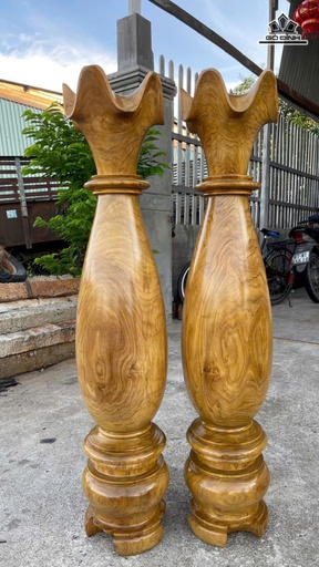 Cặp Tỳ Bà Gỗ Cẩm Cao 118 Đường Kính 25 (cm)