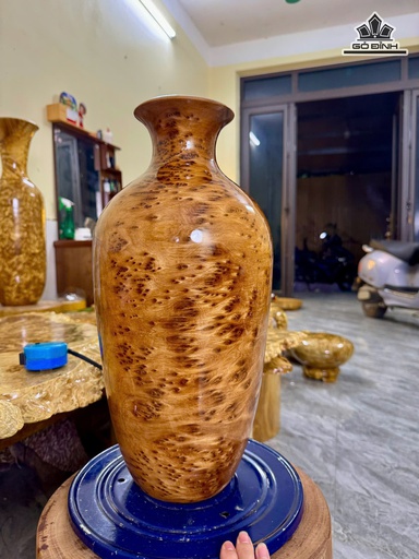 Bình Phú Quý Gỗ Nu Ngọc Am Cao 54 Đường Kính 21 (cm)