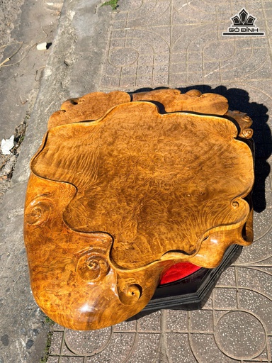 Khay Trà Gỗ Nu Kháo Kích Thước 75x60x15 (cm)
