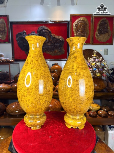 Chum Phú Quý Gỗ Nu Kháo Cao 55 Đường Kính 23 (cm)