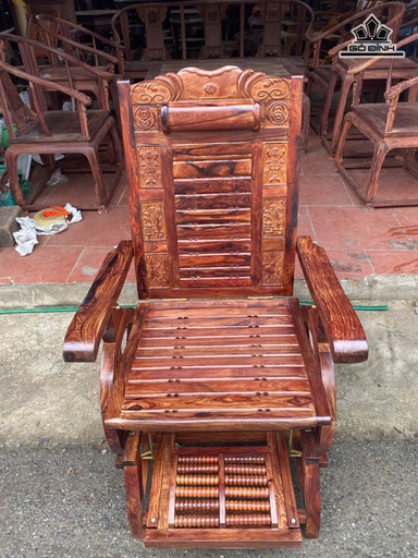 Ghế Đu Gỗ Cẩm Lai Rộng 72 Sâu 78 (cm)