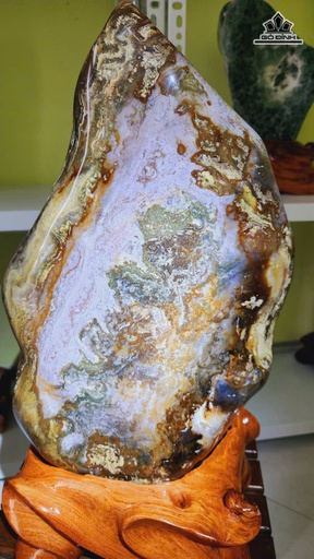Tác Phẩm Mã Não Cao Cả Đế 47 Ngang 28 (cm) - 16,5kg