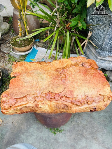 Khay Trà Gỗ Nu Hương Ngang 60 Sâu 40 Cao 13 (cm)